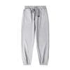Calça de moletom branca pesada japonesa Waffle Esportes soltos masculinos primavera e verão fina calça casual calça masculina amarrada no tornozelo