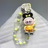 Cadena para Teléfono Llavero Colgante de Mickey Mouse con Cuentas Encanto de Bolso Femenino Llavero Venta al por Mayor