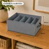 Serie de cajas de almacenamiento para ropa interior y ropa, tela no tejida, cajas organizadoras multitaladro, contenedores de almacenamiento para armario de dormitorio