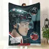 Manta de siesta estampada, Manta de franela estilo Ins definitiva, Venta directa del fabricante, Temática de hockey sobre hielo, Partido de liga estampado I