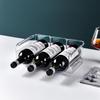 Rack de exibição de rack de vinho da Amazônia transfronteiriço Rack de armazenamento de latas de vinho tinto e vinho estrangeiro Rack de armazenamento de copo de água empilhável