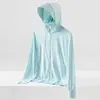 Ropa de verano ligera, transpirable, de seda de hielo, protección solar, protección UV, talla grande, venta al por mayor transfronteriza, personalizable