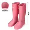 Las botas de lluvia de caña alta son impermeables y antideslizantes, adecuadas para parejas, cómodas para viajar, modernas y a la moda, duraderas para el uso diario, actividades al aire libre y búsqueda de tesoros en la playa.