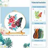Mona Lisa Royal Comercio Exterior Nuevo Punto de Cruz Flor Mariposa Tela Impresa Material Kit Punto de Cruz Bordado DIY