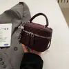 Bolso de Mano Estilo Coreano de Moda Caja 2026 Nuevo Bolso Cruzado de Color Sólido de Alto Valor Bolso de Cadena Acolchado Casual para Mujer