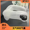 Revestimento de Travesseiro de Pescoço Inflável com Airbag de TPU Travesseiro Inflável Ergonômico em Forma de U Aperte para Inflar Suporte para Pescoço Fábrica Personalizada