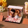 Regalos Creativos para el Día de San Valentín Chino, Souvenirs Culturales y Creativos de Boda, Bloc de Notas Estéreo 3D, Calendario de Escultura de Papel, Adornos de Escritorio