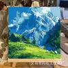 Pintura a Óleo Digital DIY Crianças Desenho Animado Colorir Preenchido Miyazaki Hayao Anime Estudante Pintado à Mão Ornamentos de Pintura Decorativa