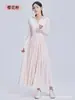 Vestido de Seda de Hielo Delgado con Protección Solar para Mujer 2025, Estilo Bata Larga Ligera, Vestido de Protección UV para Exteriores, Vestido Parasol
