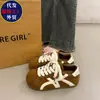 Super Populares Versáteis Sapatos de Treino Alemães de Solado Grosso Plataforma Aumentadora de Altura Feminina 2026 Novos Outono Solado Plano Esportivos Casuais Sapatos de Pão