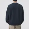 Moletom de algodão com espiga de trigo vintage de alta qualidade para homens, marca da moda, estilo primavera e outono, blusa casual solta de trabalho pesado americana, jaqueta masculina