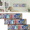 Amazon Creativo Te Amo Más Decoración de Pared Calle Te Amo Más Señal de Pared Transfronterizo