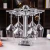 Copa de Vino Tinto de Lujo Ligero Estilo Europeo Vid Roja Portavasos de Vino Tinto Copa Alta Nórdica Adornos para Gabinete de Vino Decantador