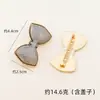 Broche de Brocado de Canción con Diseño de Cubierta, Base Incrustada, Varias Formas, Accesorios Creativos para Joyería DIY, Stock Listo de Fábrica al por Mayor