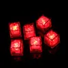 Cubos de Gelo Luminosos Quando Expostos à Água, Brinquedos de Barra Coloridos Piscantes, Luzes de Cubo de Gelo Pequenas com Sensor LED Piscante Rápido e Lento, Venda Direta do Fabricante