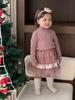 Ropa de Otoño e Invierno para Niños Estilo Coreano Ropa para Niños Chaleco de Hongos para Niñas Conjunto de Camiseta Básica Ropa Gruesa para Bebé Linda