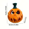 Abóbora de Halloween Resina Criativa Crânio de Mesa Decoração de Halloween Cenário Arranjo Abóbora Grande Oca