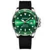 Reloj Mecánico Falso Totalmente Automático para Hombre con Calendario Luminoso, Reloj Deportivo Multifuncional Impermeable