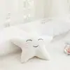 Ins almohada de la serie Sky juguete de peluche nube luna gotas de lluvia estrella de cinco puntas cojín de sofá decoración para habitación de niños