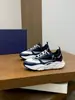 Tênis Dad Shoes de Couro de Primeira Camada, Tênis Respirável Masculino com Patchwork de Malha Estilo Retrô e Sola Grossa, Item Popular de Comércio Exterior