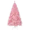 Decoraciones navideñas de stock nuevo transfronterizas Árbol de Navidad de PVC rosa encriptado Artículo de exhibición para decoración de centros comerciales en casa
