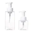 Frasco de Álcool em Gel 250ml Transparente Tipo Pump Frasco Espumador Frasco de Loção Sub-embalagem para Cosméticos Material de Embalagem para Cuidados com a Pele Fornecimento