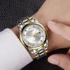 Reloj de cuarzo luminoso con calendario doble, resistente al agua y de negocios para hombre, de marca suiza, con suministro transfronterizo. Venta al por mayor.