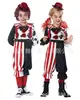 Fantasias de Cosplay de Palhaço de Terror de Halloween Transfronteiriças para Meninos e Meninas Roupas de Performance