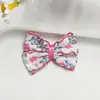 Lazo de tela floral fresco con borde ondulado hecho a mano para bricolaje en ropa, ropa de muñeca, zapatos, sombreros, empaques y accesorios decorativos