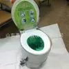 Inodoro de Acero Inoxidable, Inodoro Portátil de Operación con Pie, Inodoro de Emergencia para Cámaras de Escape Mineras