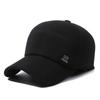 Sombrero Gorra de Cuero para Hombres de Mediana Edad Invierno Gorro de Algodón Lei Feng Grueso con Forro Polar Cálido y Protector de Orejas