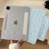 Capa Protetora Estilo Coreano com Padrão de Estrelas Listradas para iPad Air 7, Pro 13 polegadas com Separação de Sucção Lateral, Mini Dobrável Y de 10ª Geração