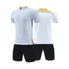 Playeras de fútbol personalizadas de manga corta para adultos y niños, uniformes de equipo para entrenamiento de competición, secado rápido, transpirables, con números y letras impresos, playeras de fútbol al por mayor