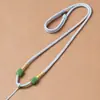 Colgante de Jade de Alta Gama con Broche de Seguridad, Colgante de Jade, Colgante de Jadeíta, Colgante para Collar de Hombre, Cuerda Gruesa