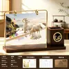 2027 Portalápices de Madera Calendario Personalizado Arte de Hierro Calendario Mensual Personalización Empresarial Impresión Publicitaria Regalo Empresarial