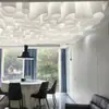 Techo de tela translúcida texturizada con forma de ola blanca para colgar, hecho a medida para decoración de interiores francesa