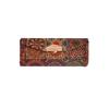Estuche de regalo portátil estilo chino para lápiz labial, sencillo y elegante, con espejo, plegable y a prueba de polvo.