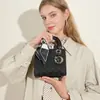 Bolso Princesa Diana Mate para Mujer 2026 Modelo Nuevo Blanco Moda Elegante Gama Alta Lujo Ligero Bolso de Mano de Diseñador Bolso Cruzado Pequeño
