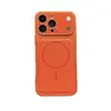 Capa Magnética para Celular Círculo Fino Padrão Lichia Adequada para Apple 17Promax Tendência 11 Cobertura Completa da Lente 12/16/15