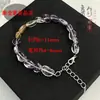 Amatista Natural Morganita Oro Negro Super Siete Huevo Irregular Azúcar Perlas DIY Pulsera Original Clavícula Perlas Sueltas