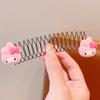 Pente de Desenho Animado Quebrado para Crianças Artefato para Acabamento de Cabelos Quebrados de Menininha Pente Sanrio Igual do Douyin Acessórios de Cabelo