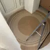 Alfombra Redonda de Yute Tejida a Mano Sisal Lino Balcón Sala de Estar Cojín para Sofá Venta al por Mayor en Stock Moderna