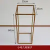 Nuevo Soporte de Flores para Guía de Carretera de Hierro Forjado Accesorios para Bodas Suministros Contenedor de Flores para Mesa Principal de Boda Base para Arreglos Florales Adorno Accesorios para Fotografía