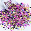 Lata de 10ml Mistura para Nail Art Pequenos Pontos Redondos Lantejoulas para Unhas Joias Material para Adesivo de Unha DIY