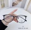Gafas de miopía TR90 ultraligeras y cómodas 9550, con montura de moda para hombre y mujer, estilo retro, ovaladas, de estilo libro rojo.