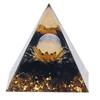 Nuevo Cristal Natural Transfronterizo Piedra Triturada Resina Pirámide Adorno para el Hogar Artesanía Adorno para el Hogar Chakra