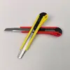 Cutter de Papel Pequeño de Oficina de 9 mm al por Mayor del Fabricante para Desempaquetar Entregas Express, Navaja de Utilidad Engrosada de Acero Inoxidable
