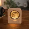 Luz de Noche de Cristal Souvenir Creativo de Cristal Adornos de Escritorio Lámpara de Mesita de Noche Puesto de Manualidades Regalos para Estudiantes y Maestros