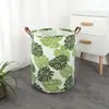 Cesta para Ropa Sucia de Tela de Algodón y Lino, Barril de Almacenamiento de Juguetes, Cesta Plegable Impermeable para Ropa, Caja de Almacenamiento para Ropa Sucia