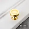 Armario Moderno Simple Estilo Nórdico Puerta Manija de Cajón Color Cobre Dorado Manija Larga Sólida de Aleación de Aluminio Americana para Gabinete
